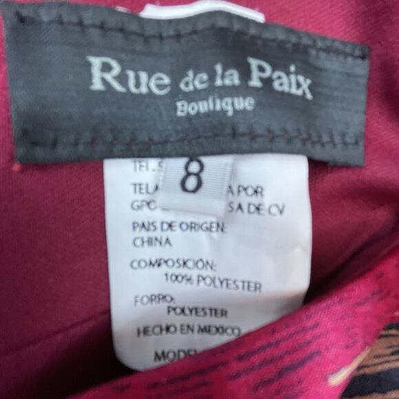 Rue De La Paix Dress 8 Satin Babydoll Bow Ribbon Structured Holiday Designer Lux - Picture 5 of 5